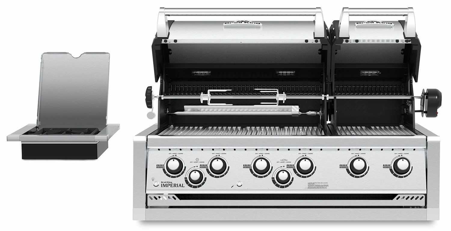 Broil King Imperial 690XL PRO Einbaugrill Mit Drehspieß + Seitenbrenner - Modell 2023