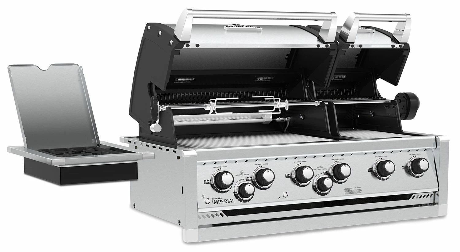 Broil King Imperial 690XL PRO Einbaugrill Mit Drehspieß + Seitenbrenner - Modell 2023 – Bild 3