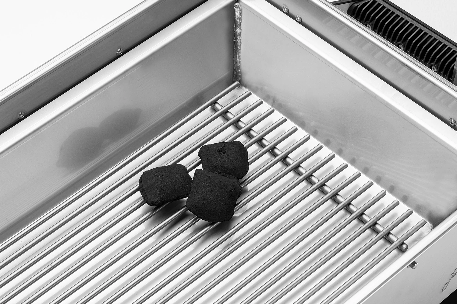 Thüros Multiking - Edelstahl Zweizonen Holzkohlegrill – Bild 2