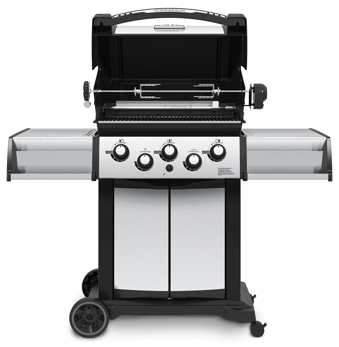 Broil King Sovereign 390 Gasgrill Inkl. Drehspieß + Grillfürst Fettschiene – Bild 3