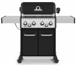 Broil King Baron 490 Black Gasgrill Inkl. Drehspieß - Modell 2023 - Grillfürst Deal Mit Zusätzlichen Edelstahl Grillrosten