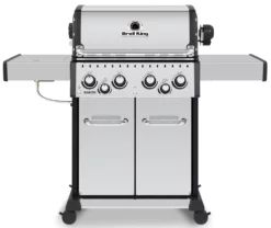 Broil King Baron S490 IR Gasgrill Inkl. Drehspieß + Infrarot-Seitenbrenner - Modell 2023 - Grillfürst Deal Mit Zusätzlichen Edelstahl Grillrosten