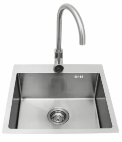 BULL Spülbecken Größe M (43x36x20cm) Inkl. Wasserhahn Für Warm/kalt