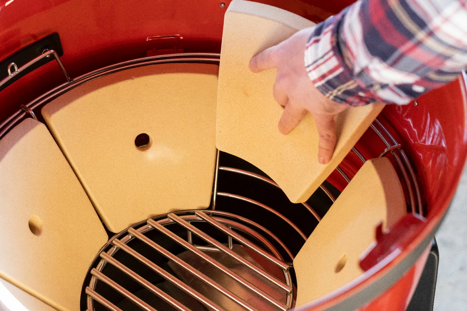 Kamado Joe Holzkohle Kugelgrill Kettle Joe - X-DEAL Inkl. Abdeckhaube – Bild 14