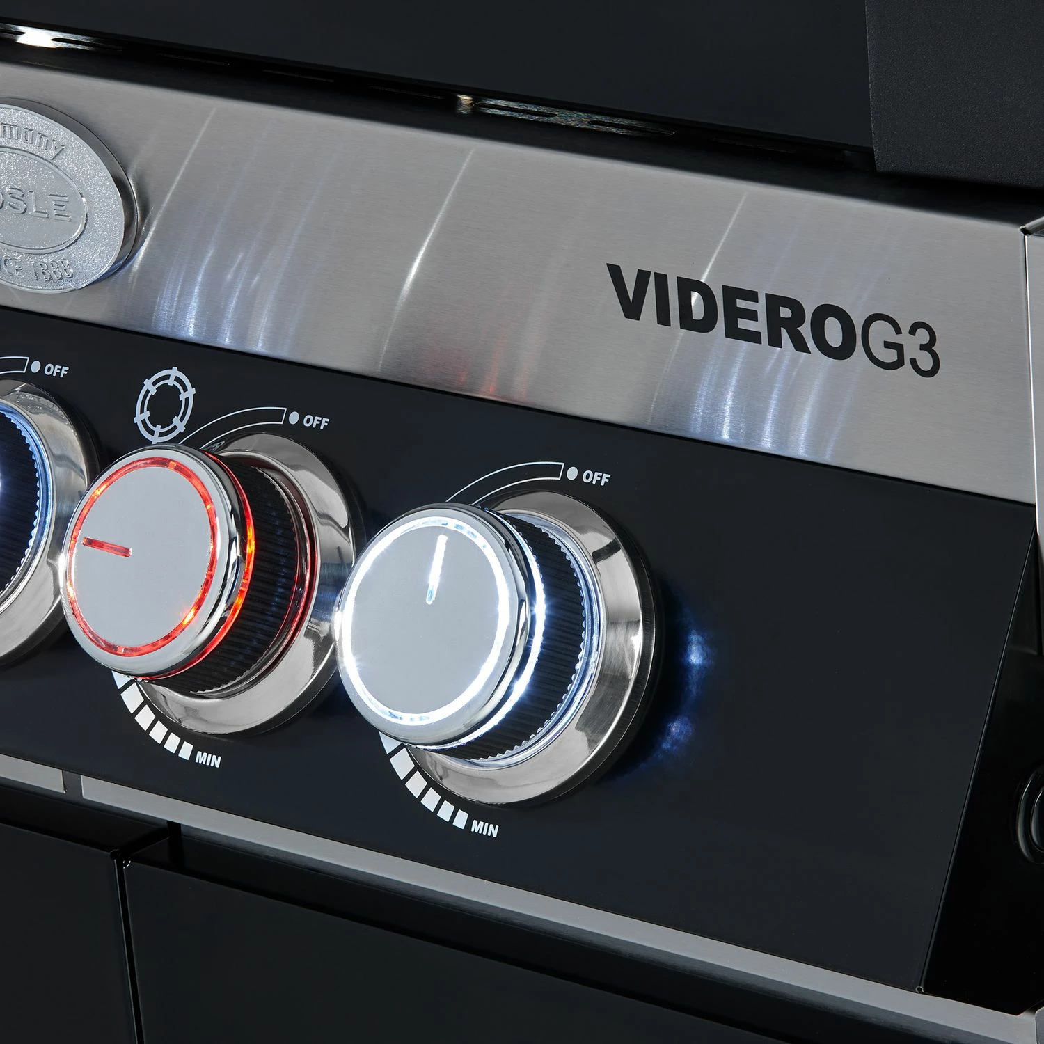 Rösle Gasgrill Videro G3 Schwarz - Modell 2023 Inkl. Abdeckhaube – Bild 5