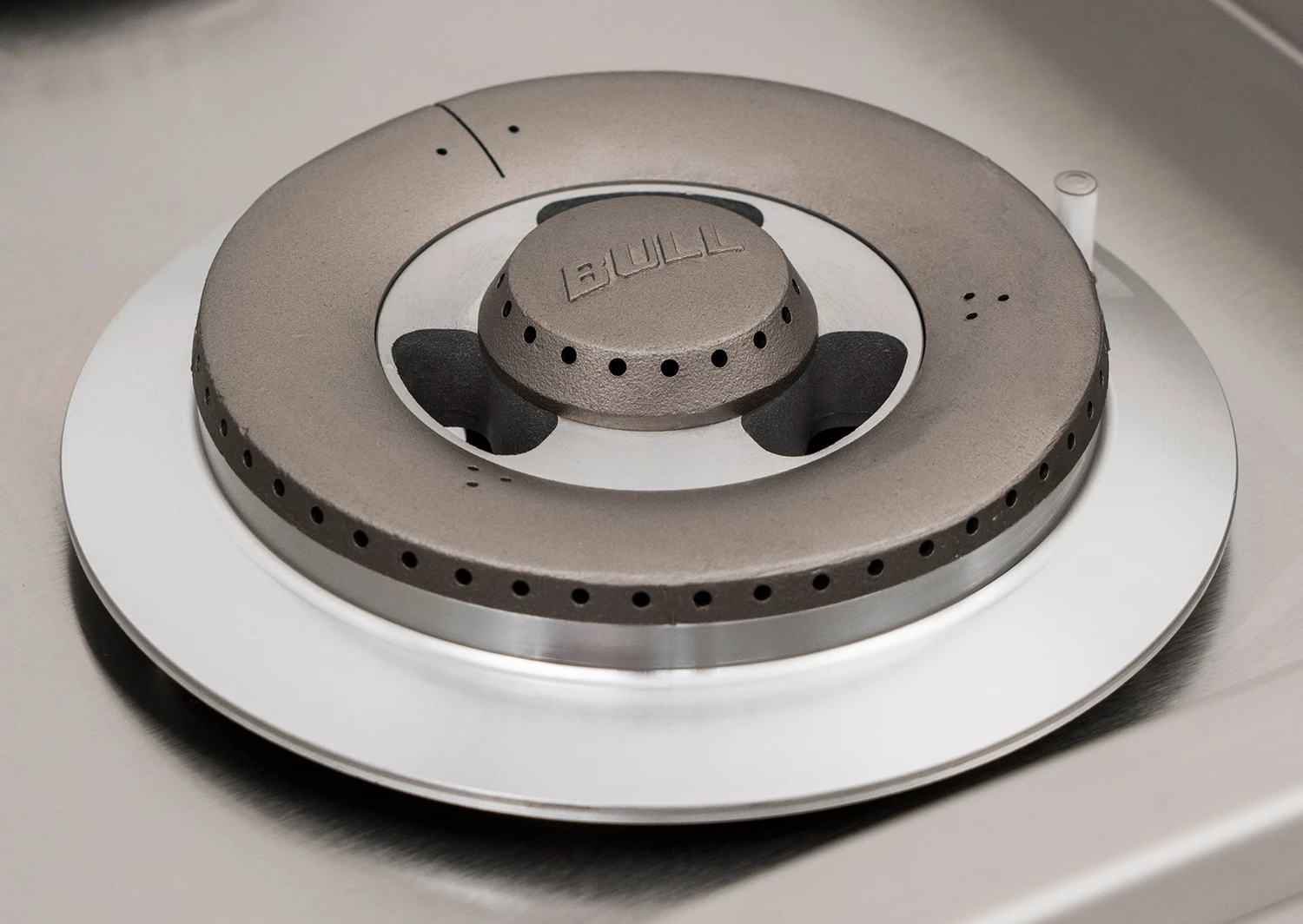 BULL Einbau Seitenbrenner Double / Edelstahl / Slide-In – Bild 4