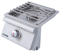 BULL Einbau Seitenbrenner Single / Edelstahl / Slide-In