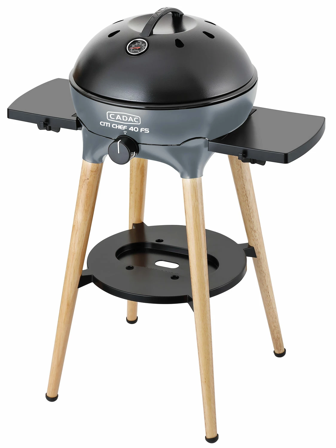 CADAC Gasgrill Citi Chef 40 FS BBQ / Dome Steel Grey, 30 Mbar – Bild 2