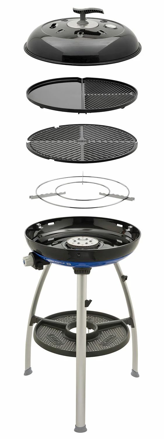 CADAC Camping Gasgrill Carri Chef 50 / BBQ + Grill2Braai + Dome - 50mbar