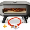 COZZE Pizzaofen Gas 34 Cm (13") Mit Thermometer - Inkl. Pizzastein