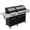 Grillfürst G750G 7-Brenner Doppelkammer - Gasgrill - Eintracht Frankfurt Edition - Gusseisenroste