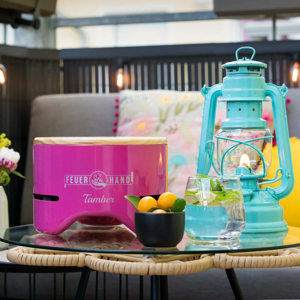 Feuerhand Tischgrill Tamber Telemagenta – Bild 4