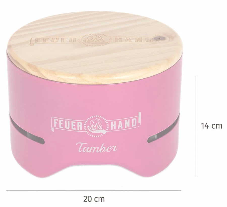 Feuerhand Tischgrill Tamber Telemagenta – Bild 3