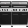 Grillfürst G750G 7-Brenner Doppelkammer - Gasgrill - 1. FC Köln Edition - Gusseisenroste