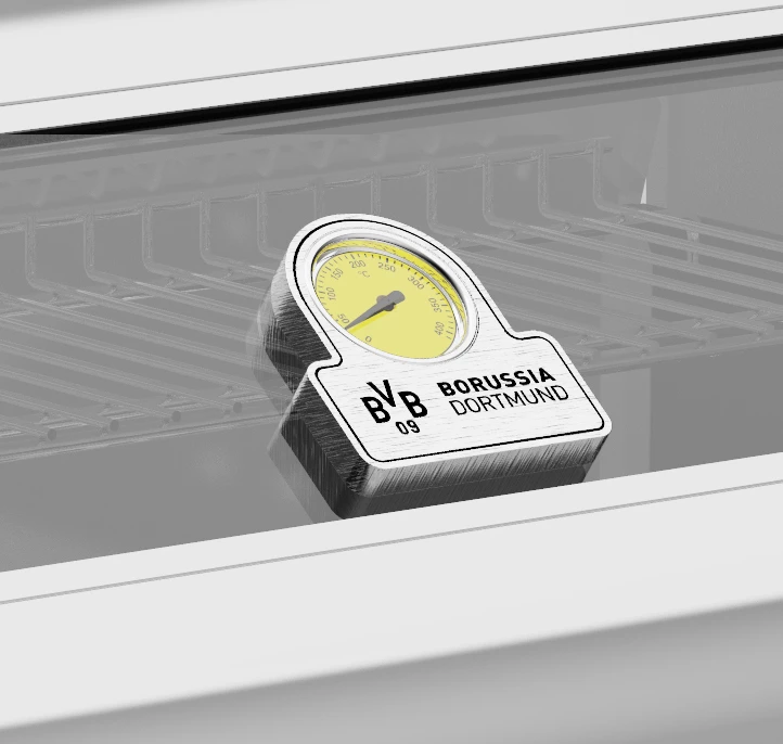 Grillfürst G591G Borussia Dortmund Edition 5-Brenner Einbaugrill Mit Heckbrenner Und Gusseisen Rosten – Bild 3