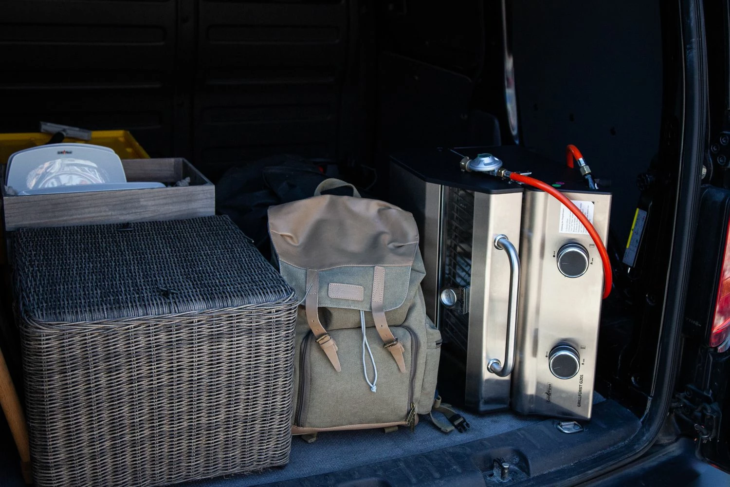 Grillfürst G201E 2-Brenner Gasgrill Portabel V2 - Campinggrill / Balkongrill - X-DEAL Inkl. Untergestell Und Tragetasche – Bild 14