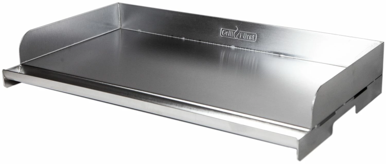 Grillfürst XL Edelstahl Plancha / Grillplatte / Teppanyaki Pfanne - 50 X 28 Cm