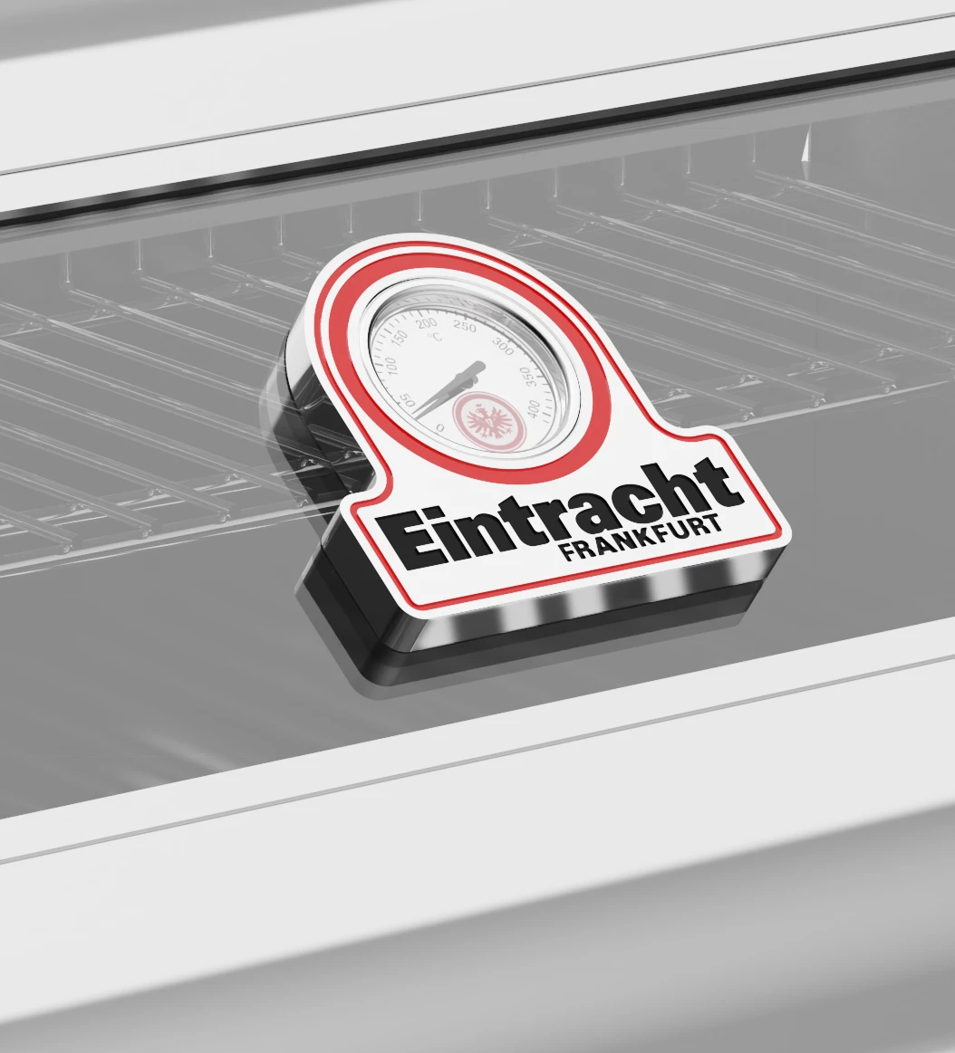 Grillfürst G591E 5-Brenner Einbaugrill - Eintracht Frankfurt Edition - Edelstahlroste – Bild 3