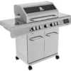 Grillfürst G521G Smart Grill - Mit Automatischer Temperatursteuerung, Hochtemperaturbrenner, Heckbrenner Und Gusseisen Rosten