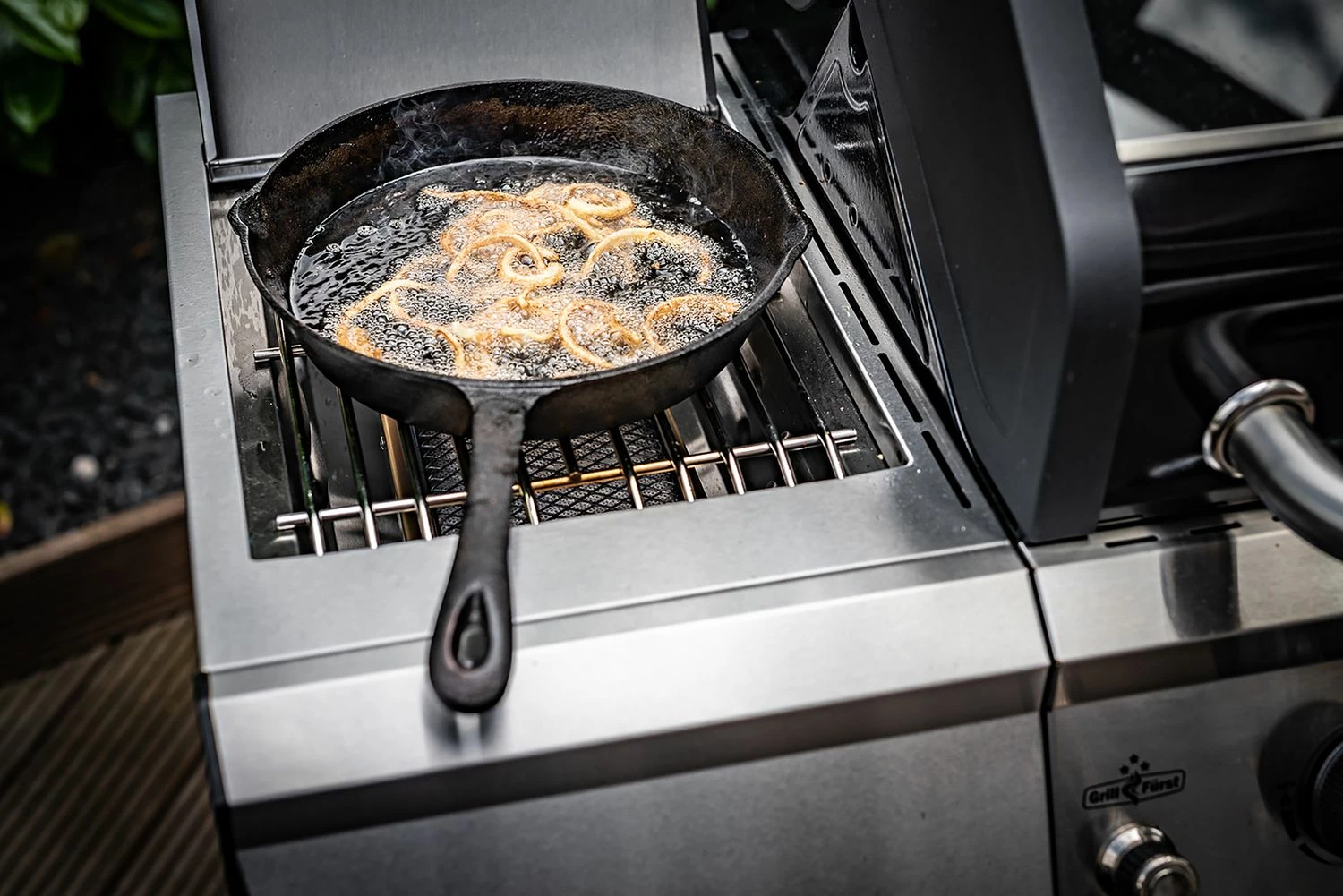 Grillfürst G210E 2-Brenner Gasgrill Mit Hochtemperaturbrenner Und Edelstahl Rosten – Bild 15