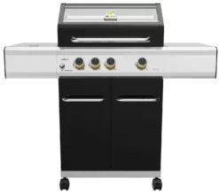 Grillfürst G310E 3-Brenner Gasgrill Borussia Dortmund Edition Mit Hochtemperaturbrenner Und Edelstahl Rosten