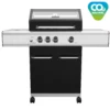 Grillfürst G310G 3-Brenner Gasgrill Mit Hochtemperaturbrenner Und Gusseisen Rosten