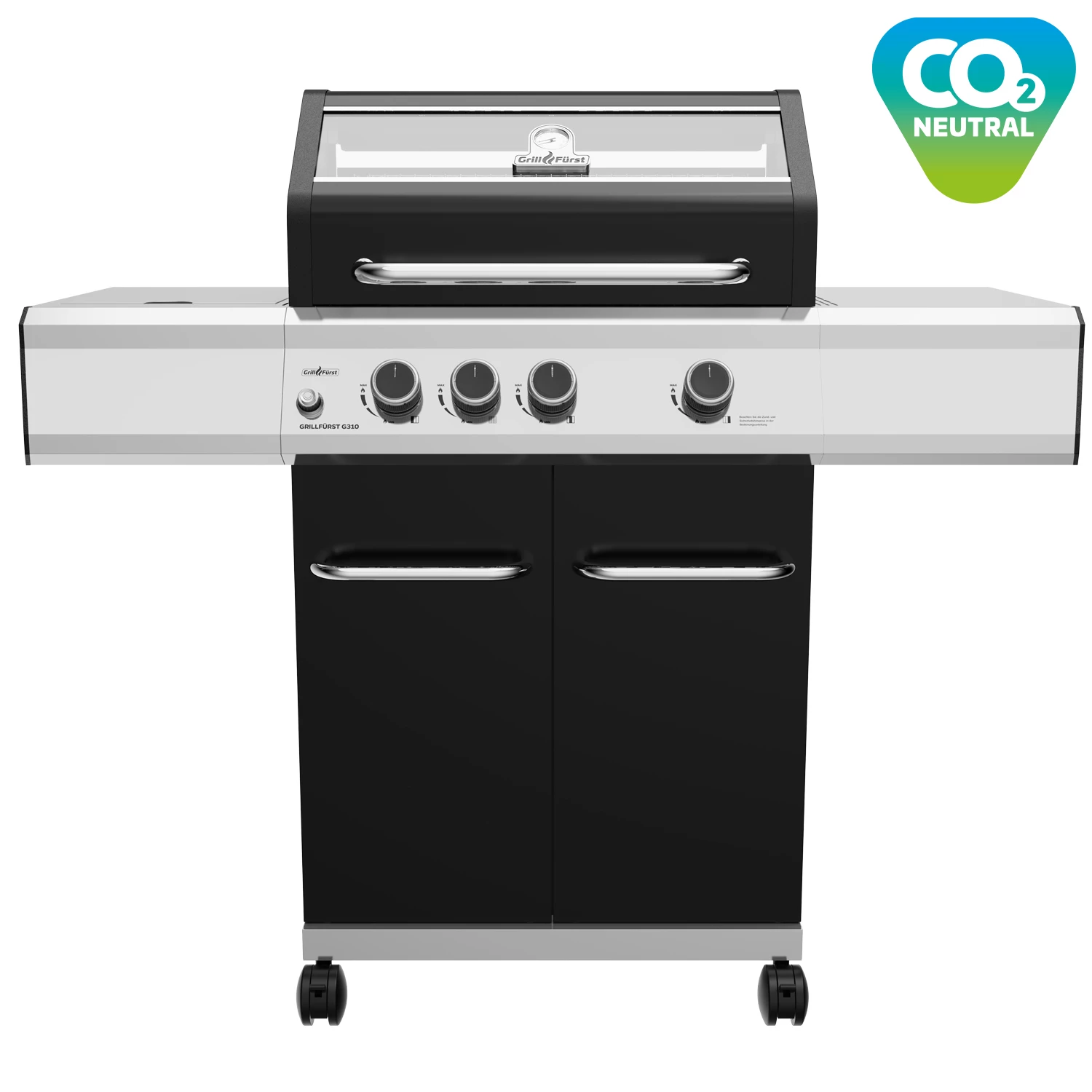 GrillfĂĽrst G310G 3-Brenner Gasgrill Mit Hochtemperaturbrenner Und Gusseisen Rosten