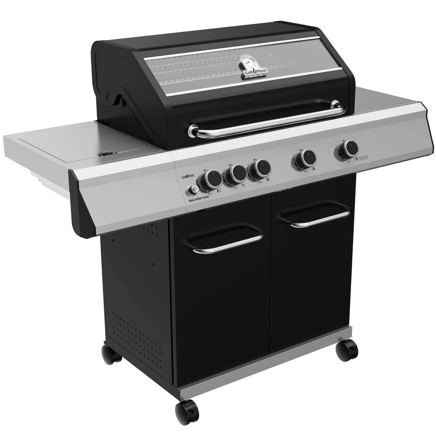 Grillfürst G410G 4-Brenner Gasgrill Mit Hochtemperaturbrenner Und Gusseisen Rosten - X-DEAL Inkl. Zubehörpaket – Bild 2