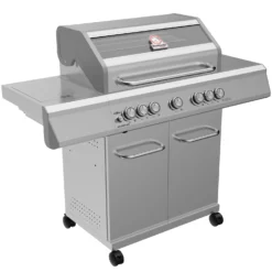 Grillfürst G521E 5-Brenner Edelstahl-Gasgrill - Eintracht Frankfurt Edition - Edelstahlroste