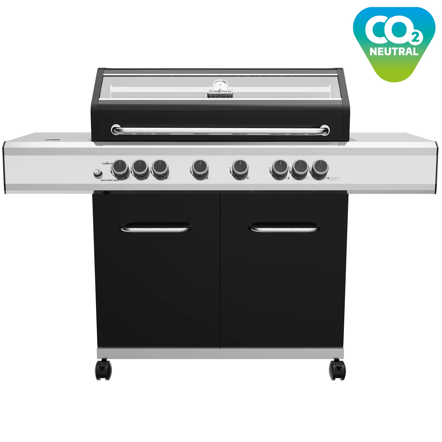 GrillfĂĽrst G620E 6-Brenner Gasgrill Mit Hochtemperaturbrenner, Heckbrenner Und Edelstahl Rosten