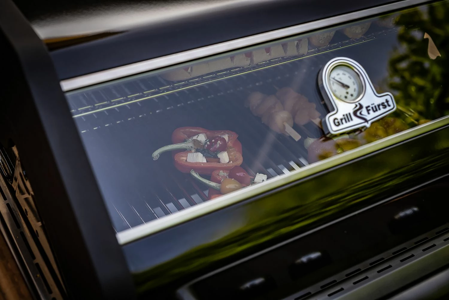 Grillfürst S330G 3-Brenner Gasgrill Mit Seitenkocher Und Gusseisen Rosten Inkl. Abdeckhaube – Bild 5