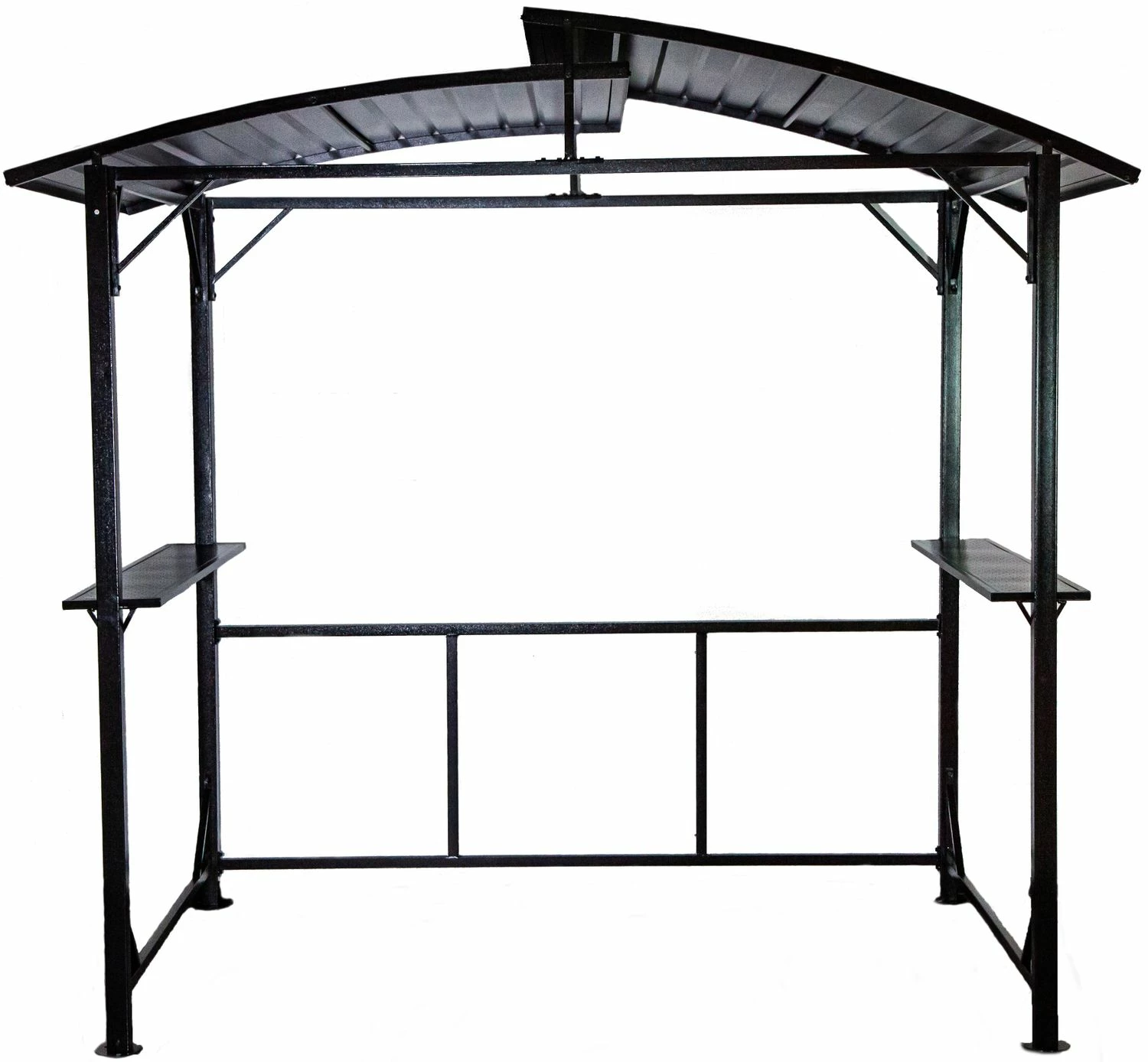 Grillfürst Premium Grillpavillon Aus Stahl Mit Wetterfestem Metalldach Und Ablageflächen