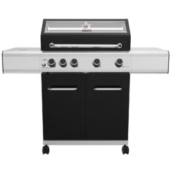 Grillfürst G410E 4-Brenner Gasgrill - 1. FC Köln Edition - Edelstahlroste