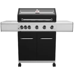 Grillfürst G510E 5-Brenner Gasgrill - 1. FC Köln Edition - Edelstahlroste