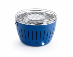 LotusGrill Classic - Holzkohle Tischgrill - Tiefblau Inkl. Tasche