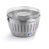 LotusGrill Classic - Holzkohle Tischgrill - Metallicsilber Inkl. Tasche