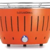 LotusGrill S - Holzkohle Tischgrill - Mandarineorange Inkl. Tasche