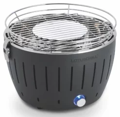LotusGrill S - Holzkohle Tischgrill - Anthrazitgrau Inkl. Tasche