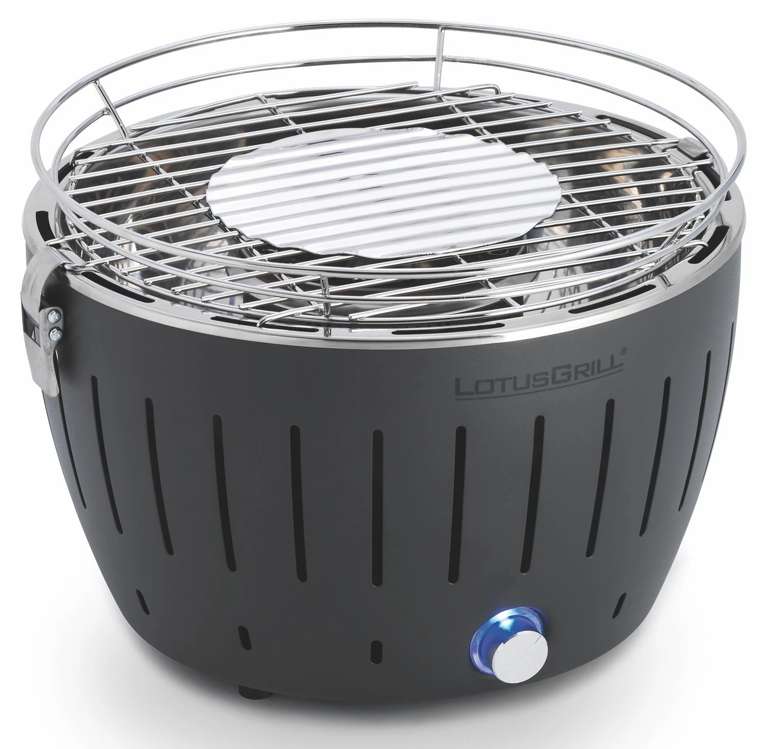 LotusGrill S - Holzkohle Tischgrill - Anthrazitgrau Inkl. Tasche