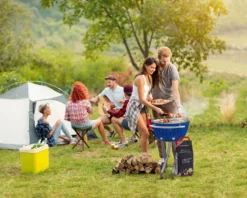 LotusGrill XXL - Holzkohle Grillstation - Tiefblau