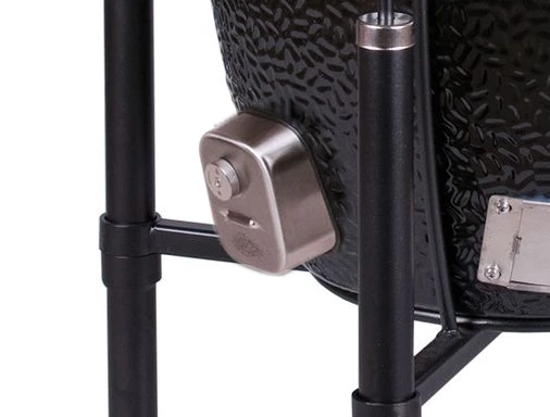 Monolith Grill LeCHEF BBQ GURU - PRO-Serie 2.0 Schwarz - MIT Gestell Und Seitentischen - Inkl. UltraQ Controller Set – Bild 5