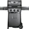 Napoleon Freestyle 365 Gasgrill, Graphit - Mit Seitenbrenner - Modell 2023 - X-DEAL Inkl. Abdeckhaube Und Gussplatte
