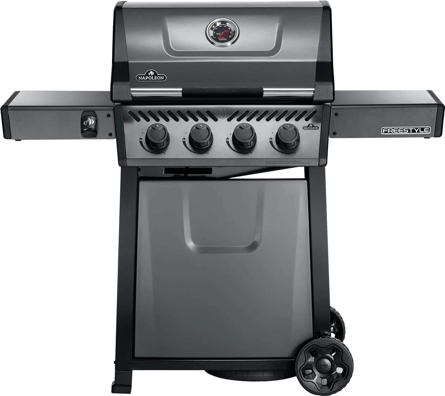 Napoleon Freestyle 425 Gasgrill, Graphit - Modell 2023 - X-DEAL Inkl. Abdeckhaube Und Gussplatte