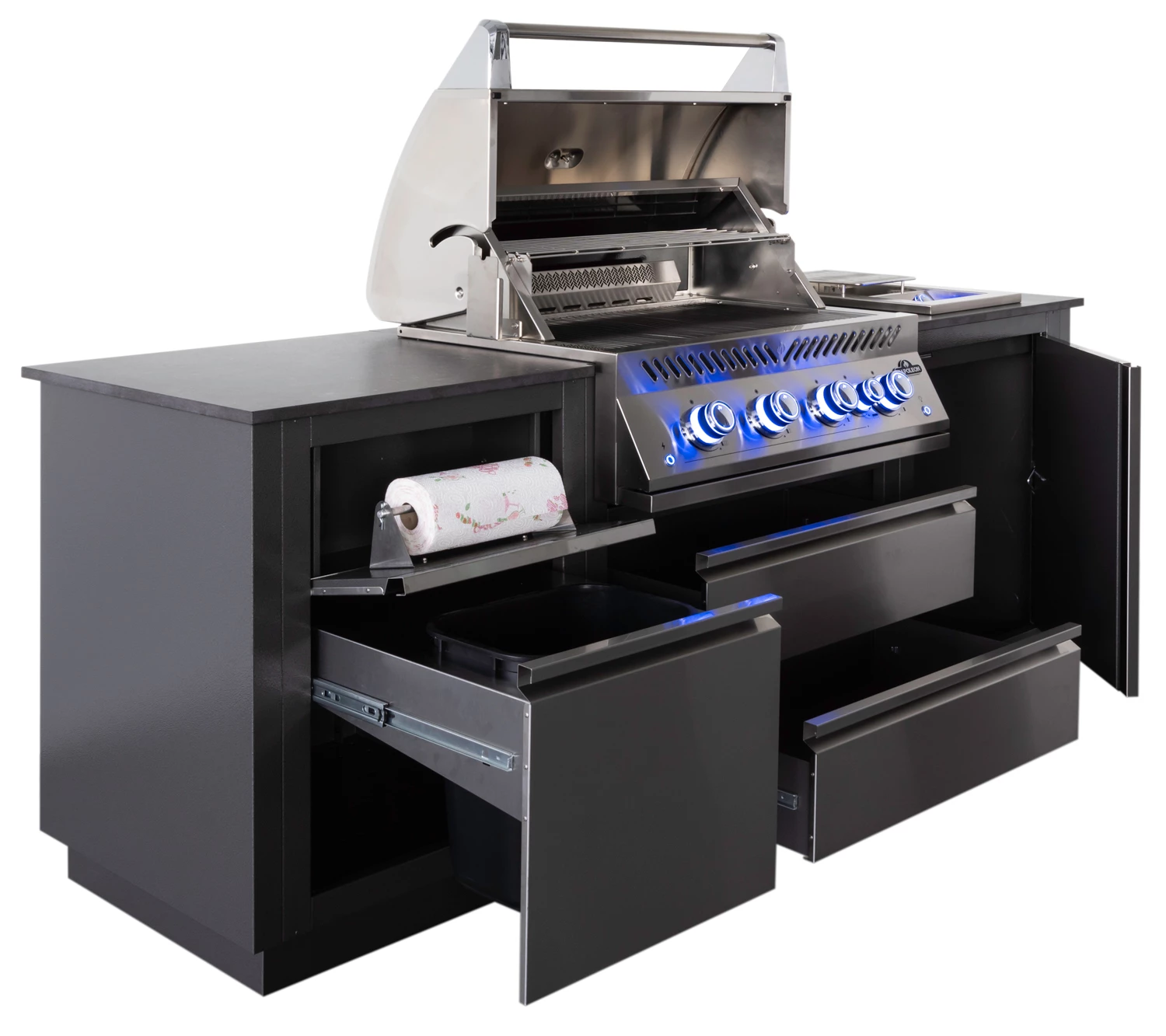 Napoleon Outdoor Küche Oasis Compact 105 Mit BIG32 Einbaugrill Und Einbau Sizzle Zone - Inkl. Arbeitsplatte Aus Feinsteinzeug – Bild 3