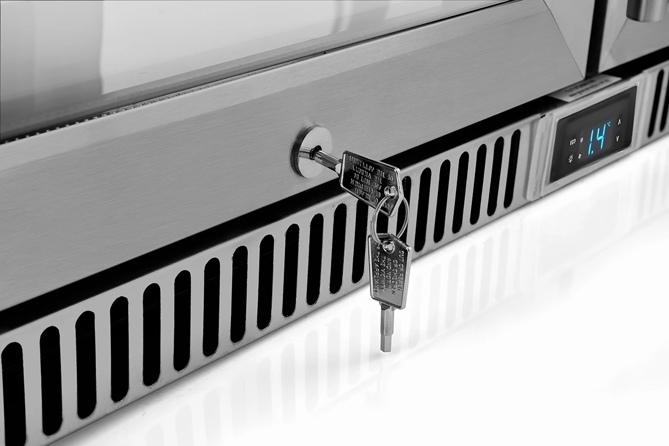 Napoleon Outdoor - Kühlschrank, 210 Liter, 2-türig Mit Doppelverglasung Und LED Beleuchtung - Wasserdicht Nach IP24 – Bild 4