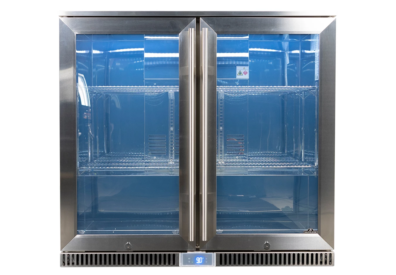 Napoleon Outdoor - Kühlschrank, 210 Liter, 2-türig Mit Doppelverglasung Und LED Beleuchtung - Wasserdicht Nach IP24 – Bild 9