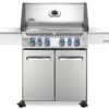 Napoleon Prestige 500 Edelstahl Gasgrill - Mit Safety Glow - X-DEAL Inkl. Grillthermometer, Schneidebrett Und Windschild Für SIZZLE ZONE