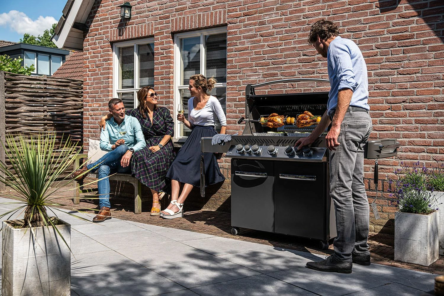 Napoleon Prestige 665 Gasgrill, Charcoal Grau - Mit Safety Glow - Modell 2023 – Bild 14
