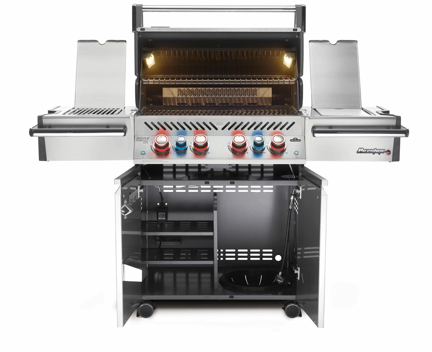Napoleon Prestige Pro 500-3 Edelstahl Gasgrill, Erdgas Inkl. Drehspieß - Modell 2023 – Bild 2