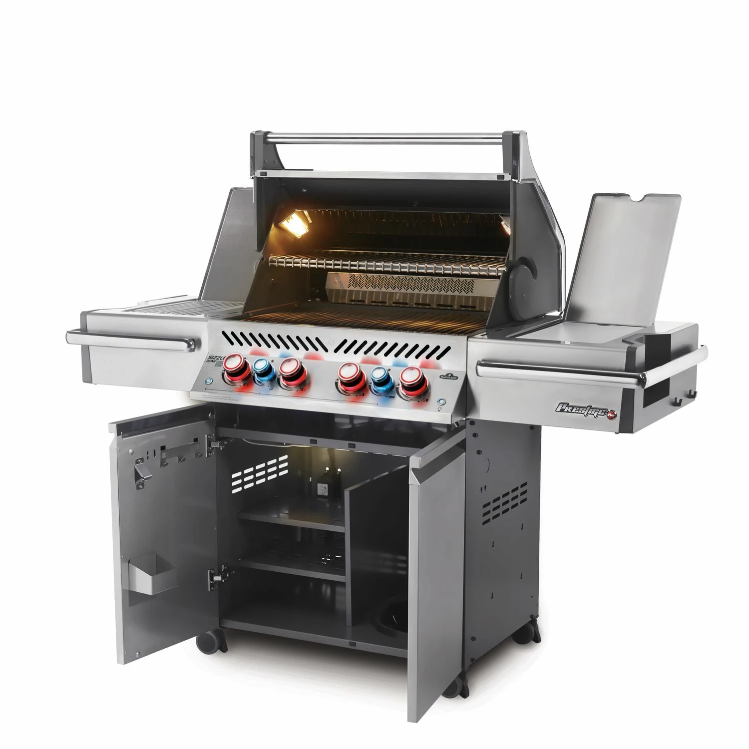 Napoleon Prestige Pro 500-3 Edelstahl Gasgrill Inkl. Drehspieß - Modell 2023 – Bild 5